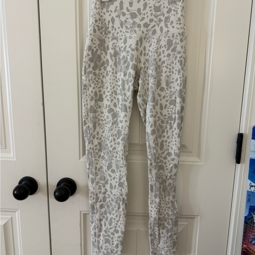 Lululemon Align Pant 25” (Cheetah Camo Antique White Multi)